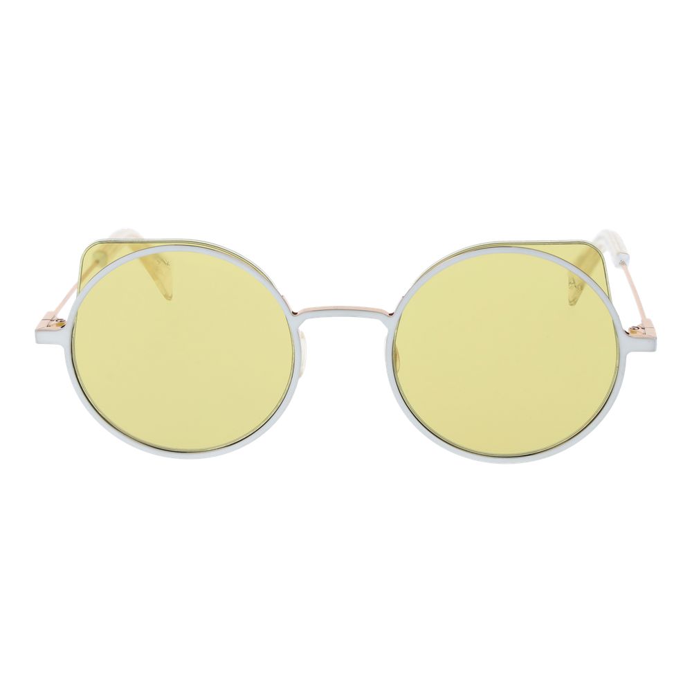 Lunettes de soleil unisexes blanches