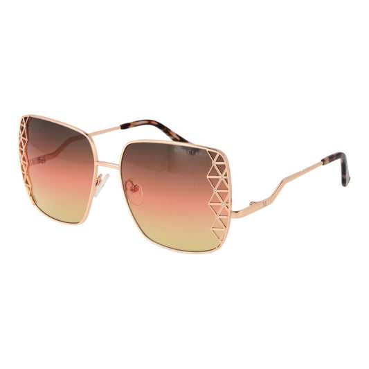 Lunettes de soleil pour femmes en or rose