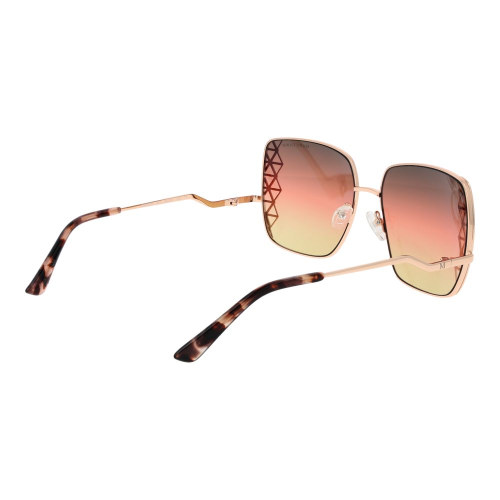 Gafas de sol de oro rosa para mujer
