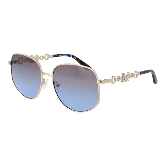 Lunettes de soleil dorées pour femmes