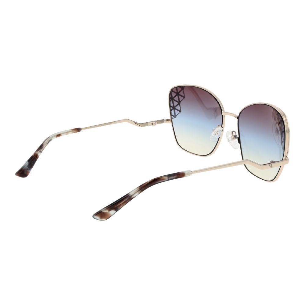 Gafas de sol doradas para mujer