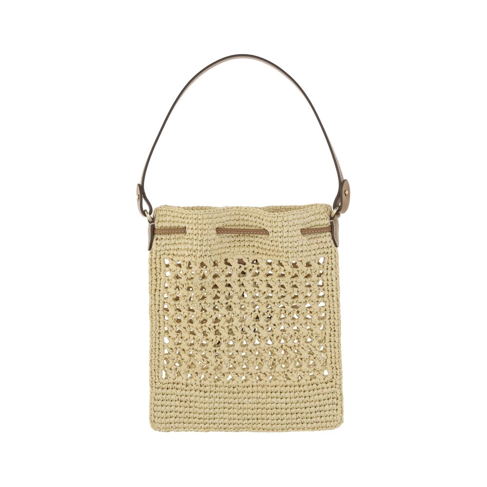Raffia Woven Shoulder Bag