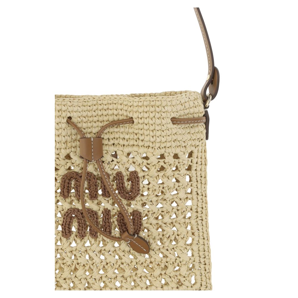 Raffia Woven Shoulder Bag