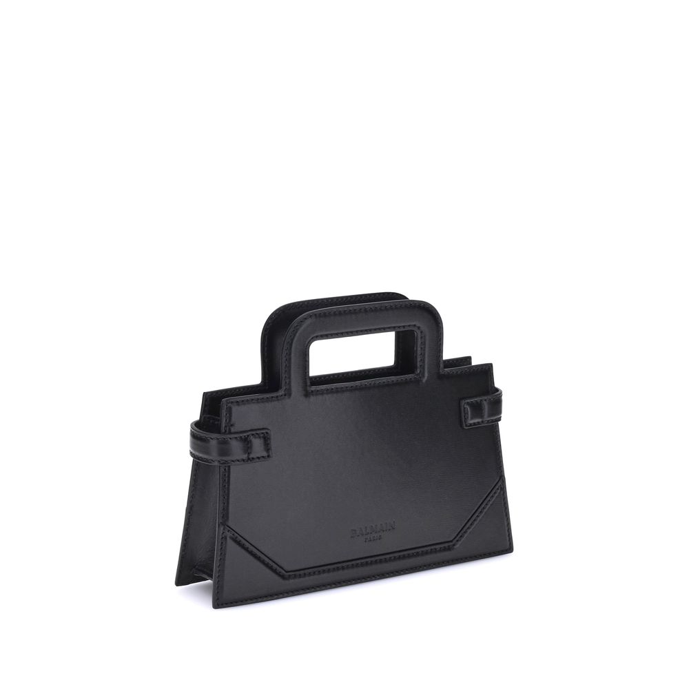 Small B-Buzz Top Handle Bag in Calfskin