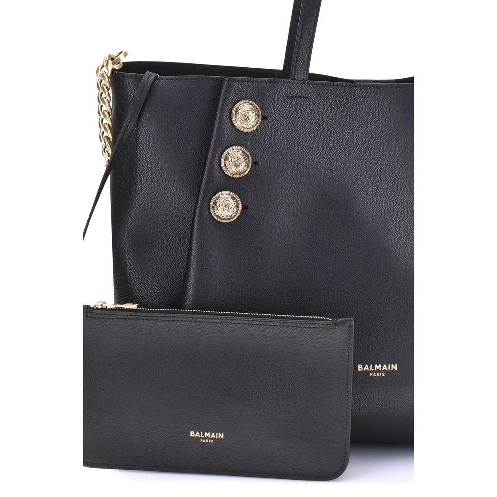 Emblème Grained Calfskin Tote Bag