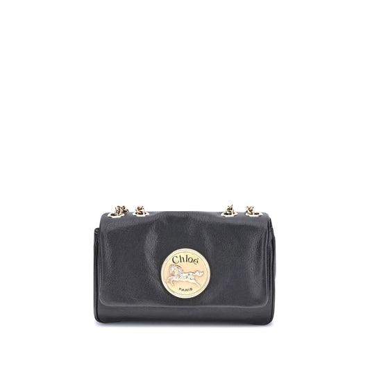 Small Heritage Shoulder Bag in Grained Leather