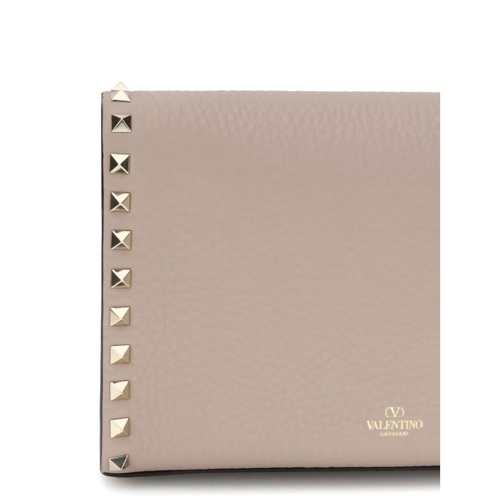 Small Rockstud Grainy Calfskin Crossbody Bag