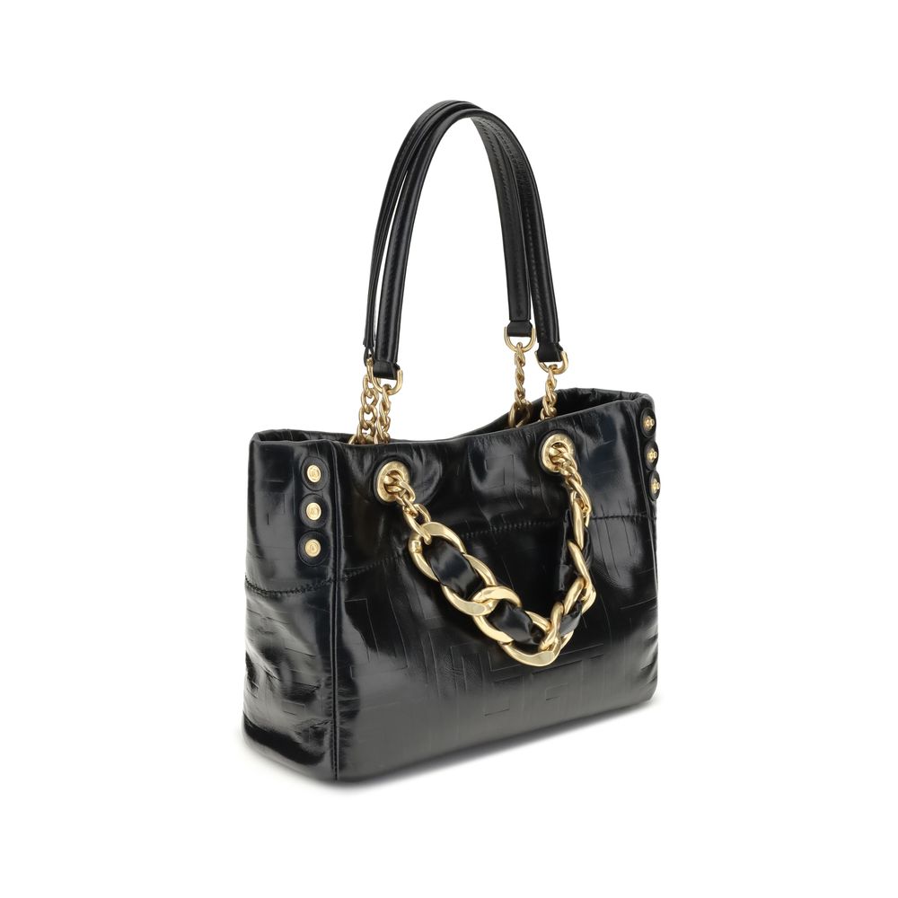 Small 1945 Soft Tote Bag in Crackled Calfskin