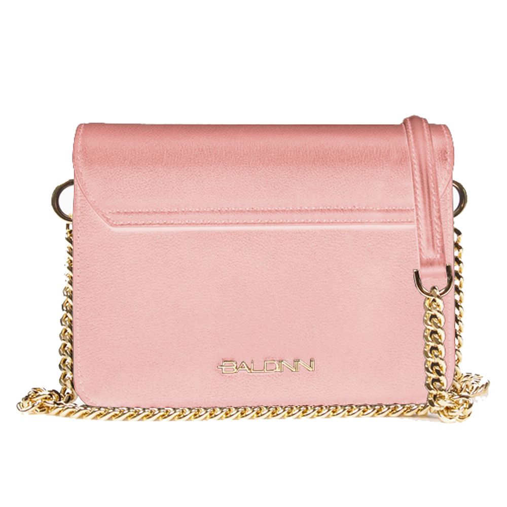 Shoulder Bag in Pink Leather