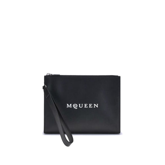 McQueen Zip Pouch in Black
