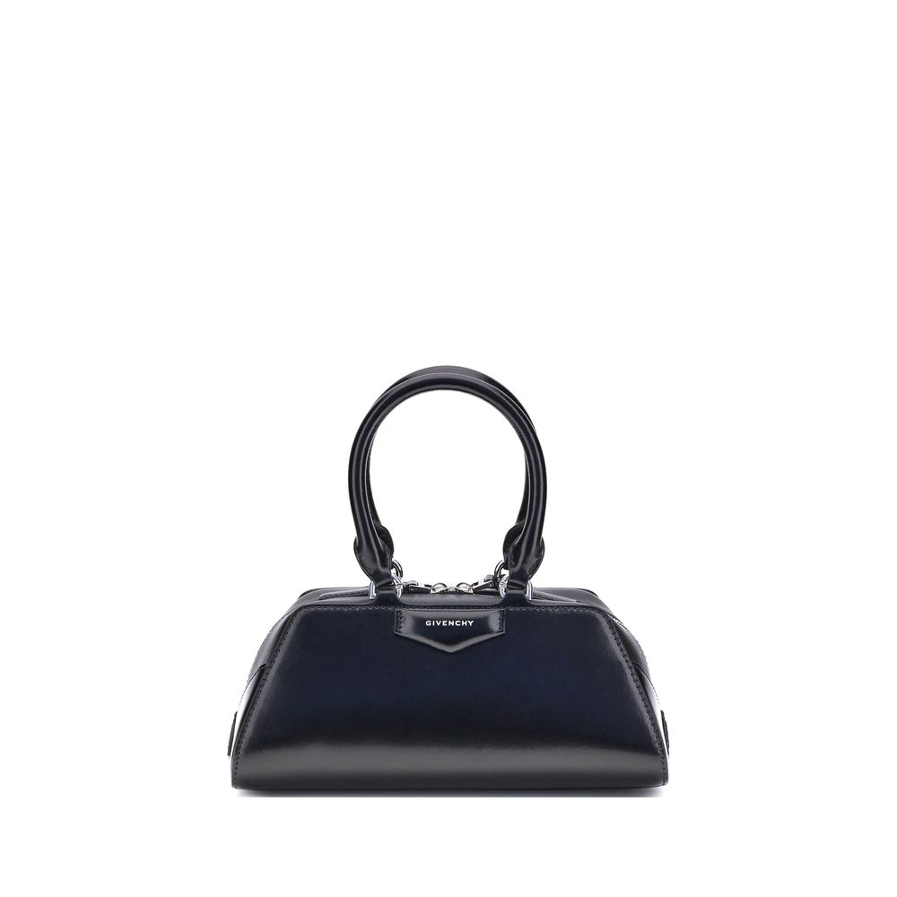 Mini Antigona East-West Bag in Box Leather