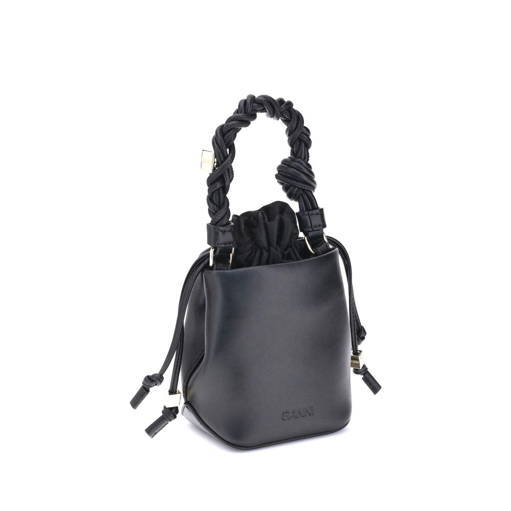 Black Mini Bou Bucket Bag