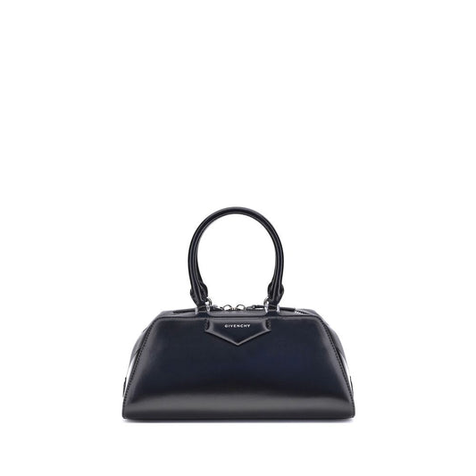 Small Antigona East-West Bag in Box Leather