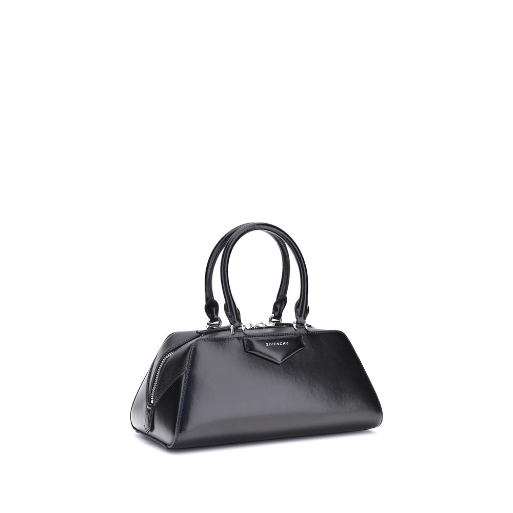 Small Antigona East-West Bag in Box Leather