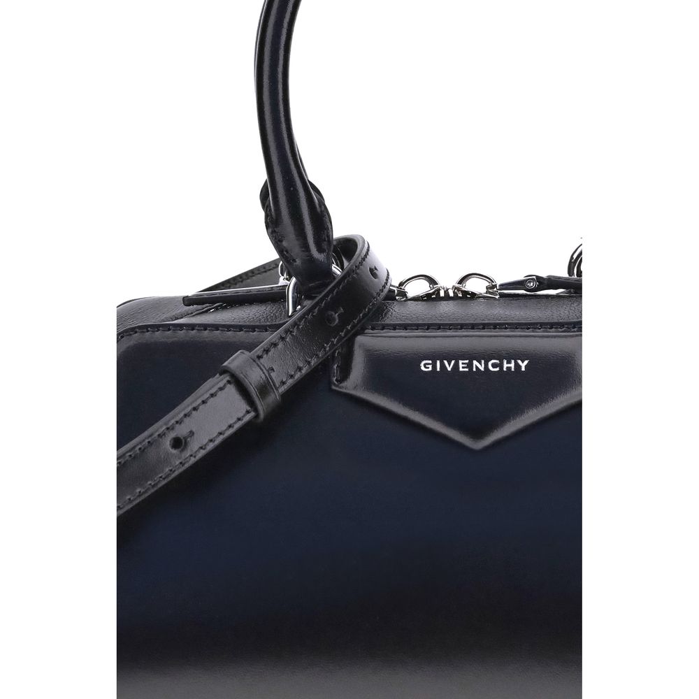 Small Antigona East-West Bag in Box Leather