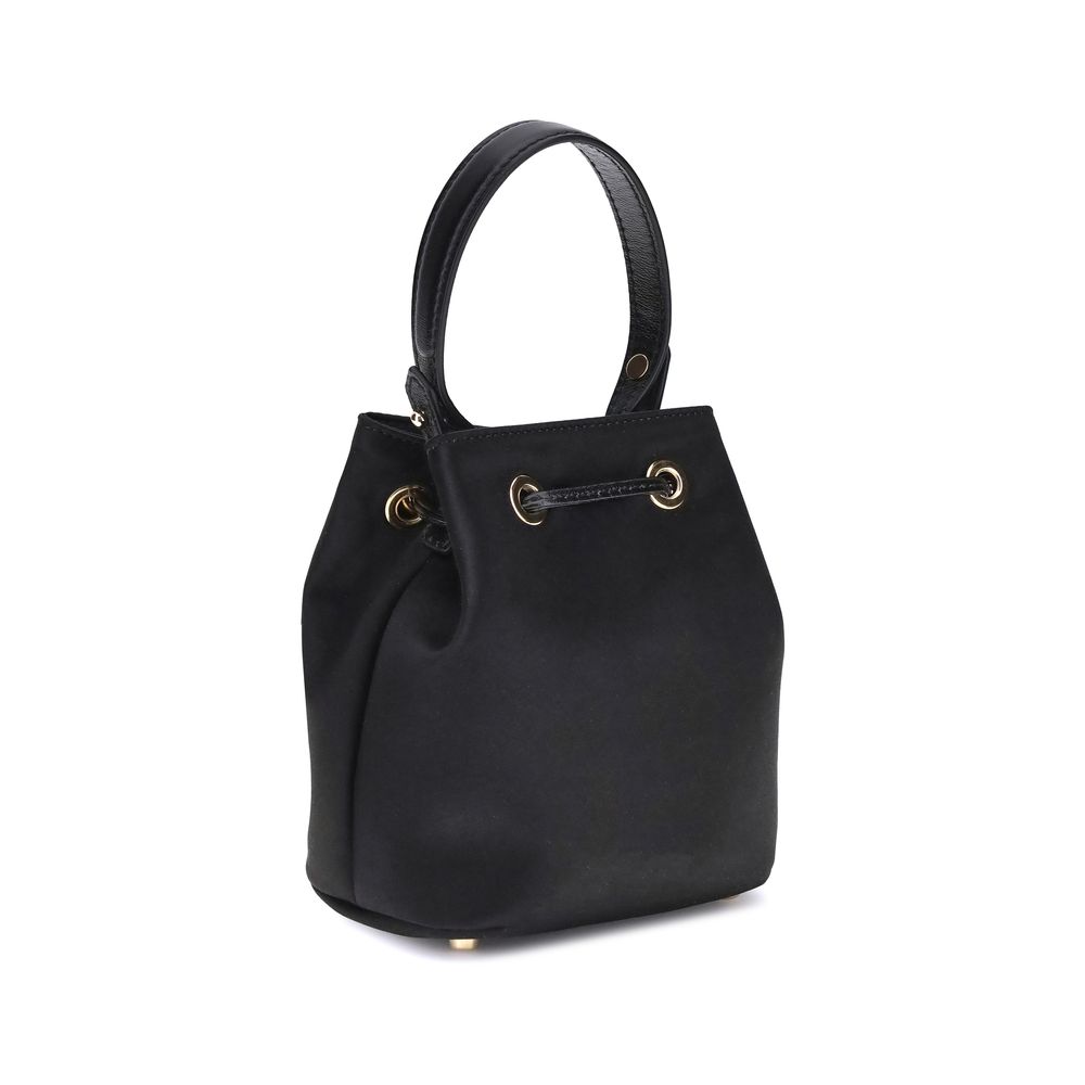 La Medusa Satin Mini Bucket Bag
