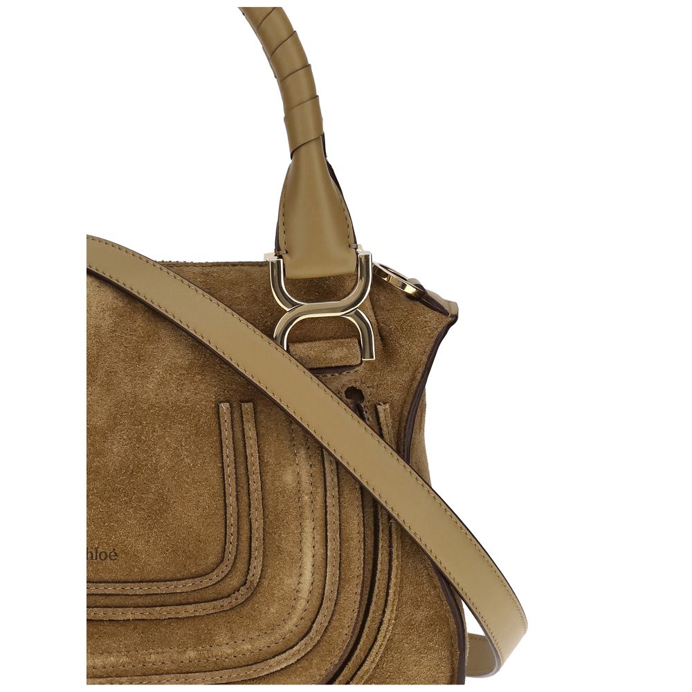 Small Marcie Bag in Suede Leather