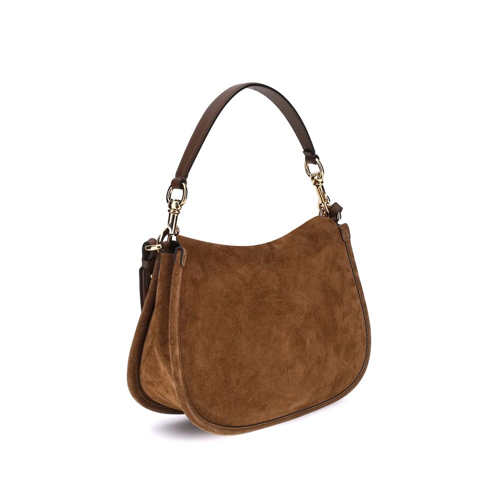 Medium Suede Pony Bag
