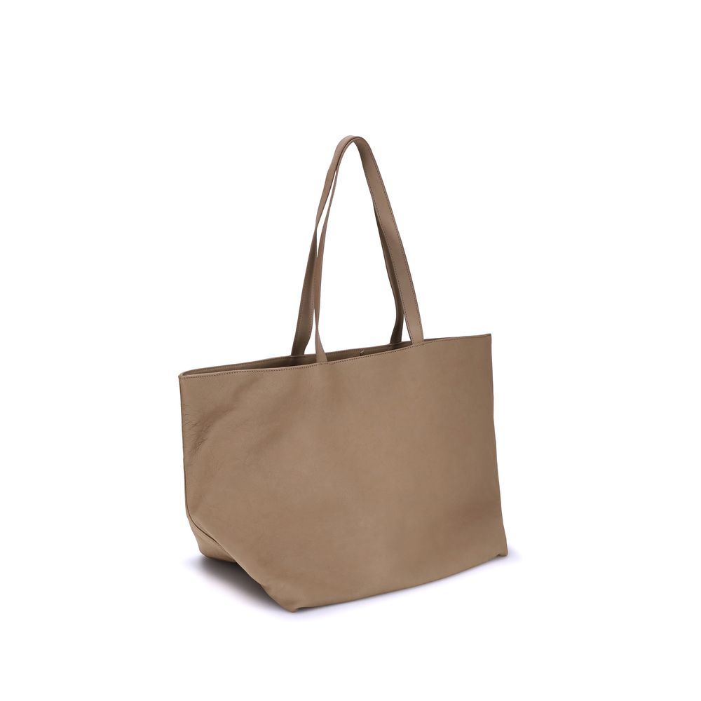 Punch Tote Bag in Leather