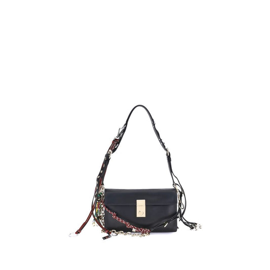 Soft Sound Small Leather Shoulder Bag with Charms
