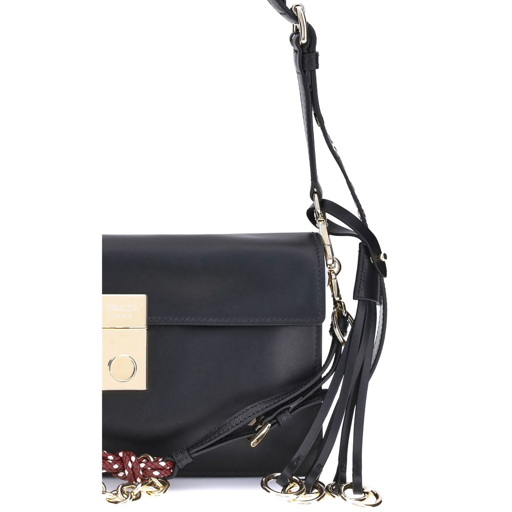 Soft Sound Small Leather Shoulder Bag with Charms