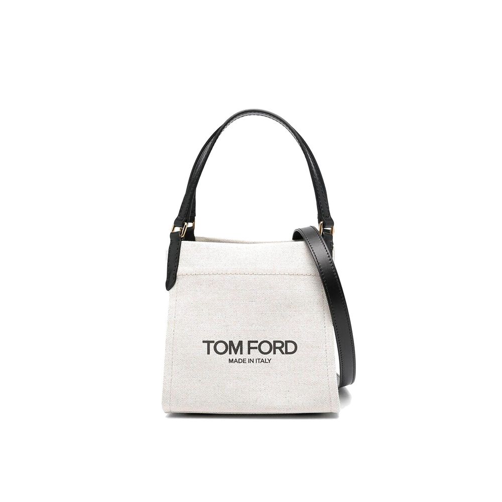 Canvas and Leather Amalfi Medium Tote