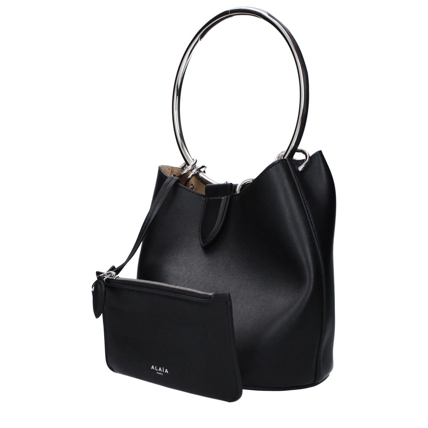 Ring Medium Bucket Bag in Calfskin