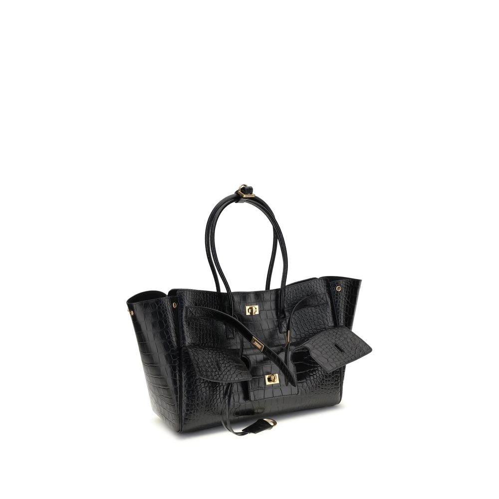 Bel Air Carry All Bag Medium in Crocodile Embossed Calfskin