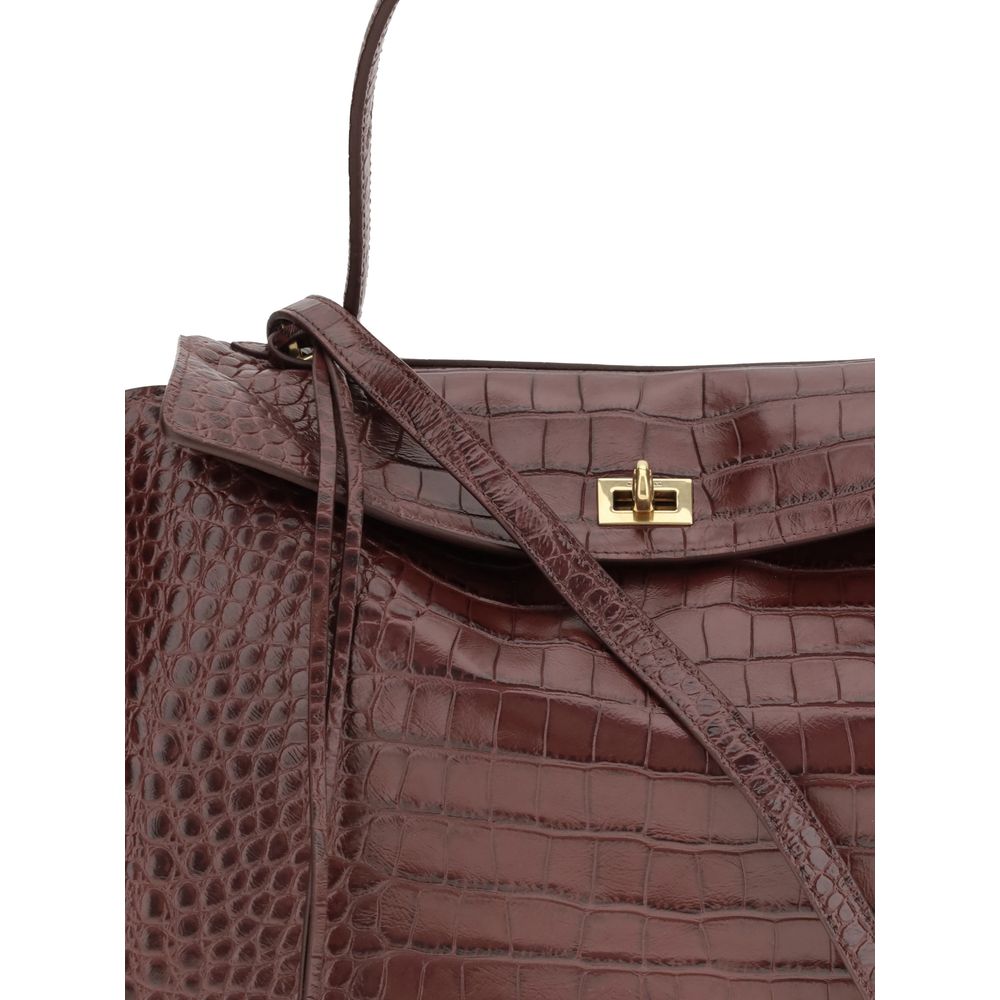 Rodeo Handbag Medium in Crocodile Embossed Calfskin