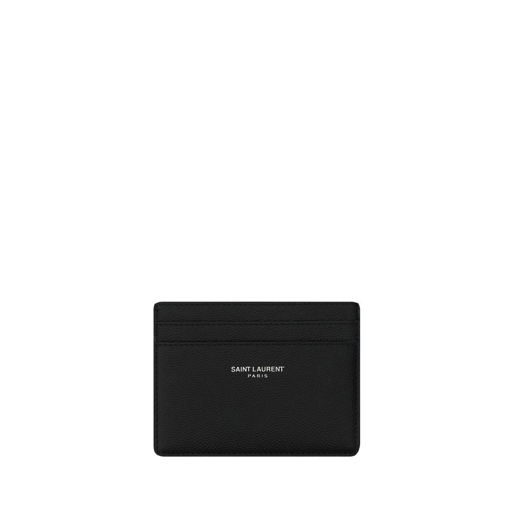 Saint Laurent Paris Card Case in Calfskin