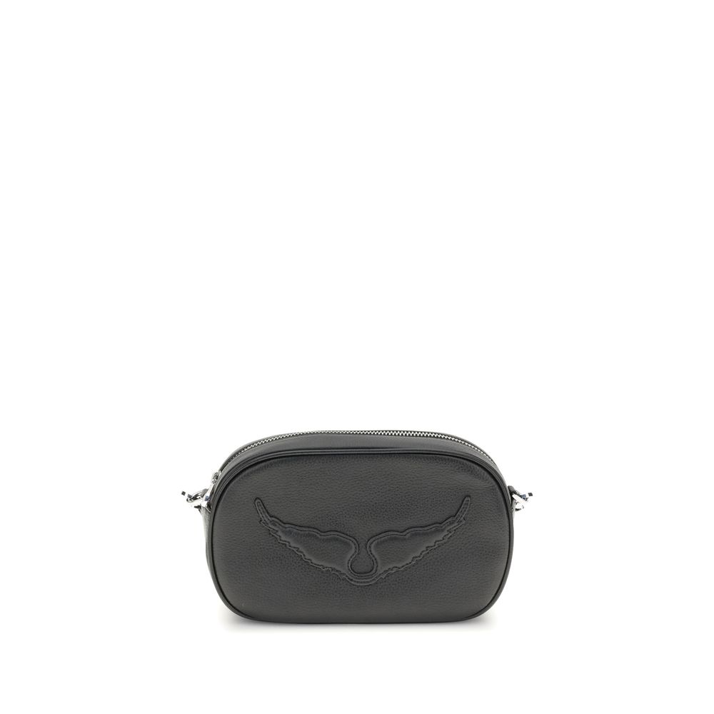 Rock With You Leather Camera Crossbody Bag