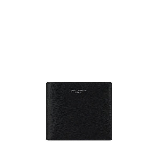 Saint Laurent Paris East/West Wallet in Grain de Poudre Leather