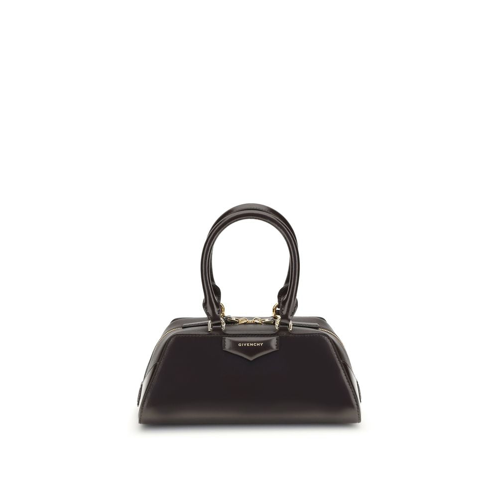 Mini Antigona East-West Bag in Box Leather