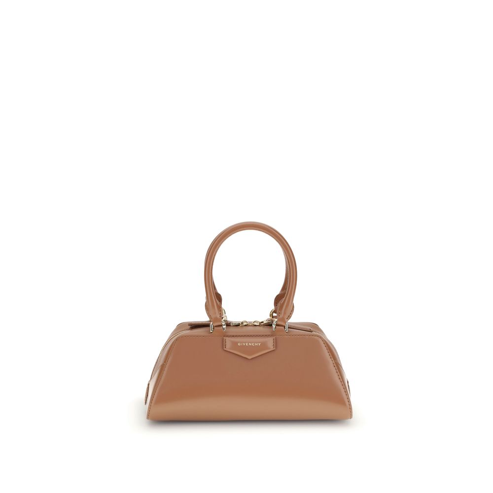 Mini Antigona East-West Bag in Box Leather