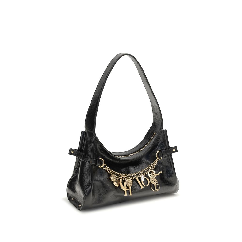 Chloé Charms Hobo Bag in Shiny Leather