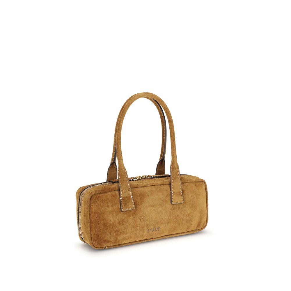 Dude Shoulder Bag Tan Suede