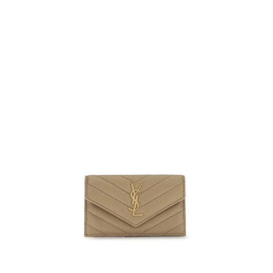 Cassandre Fragments Flap Card Case in Lambskin