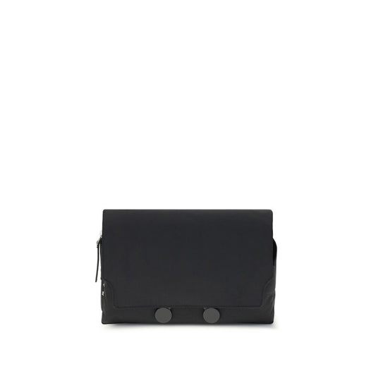 Black Cityscape Belt Bag