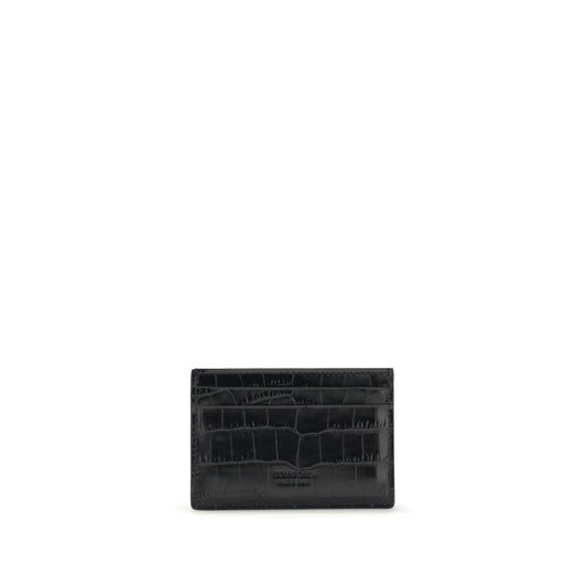 Glossy Printed Croc Card Holder