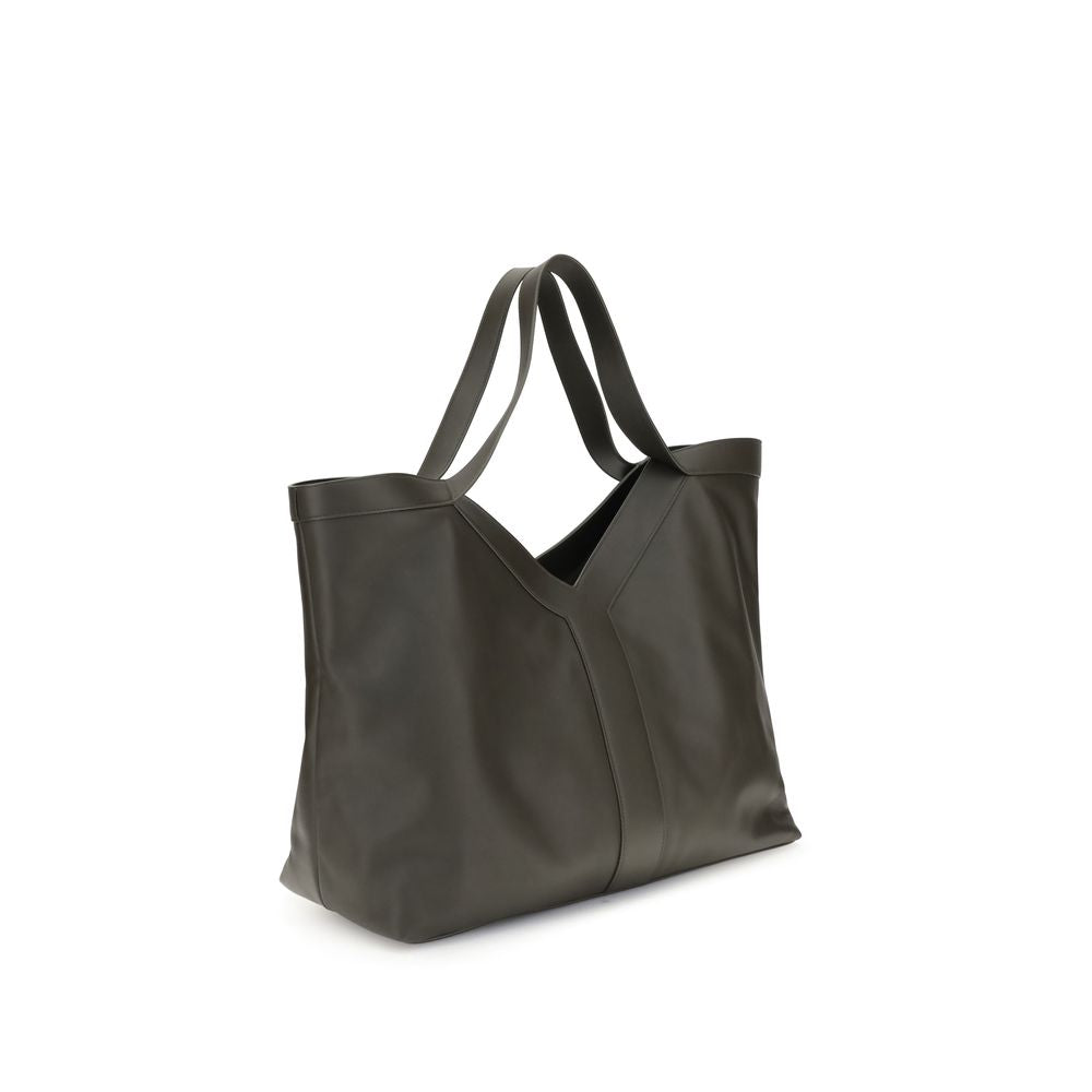 Y Large Tote in Smooth Leather