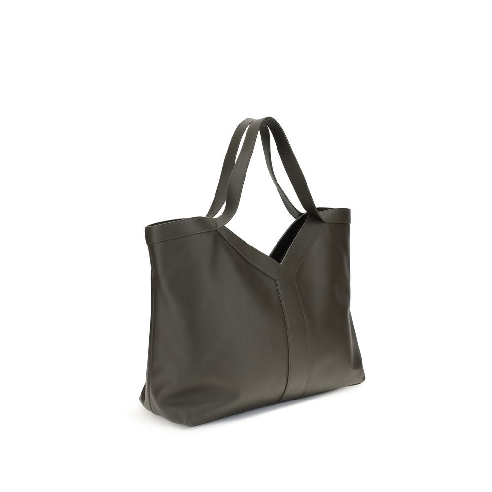 Y Large Tote in Smooth Leather