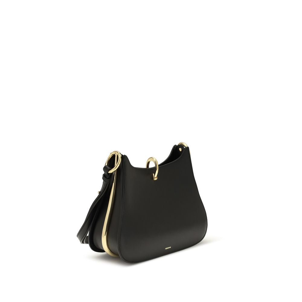 Sac bandoulière Ring moyen en cuir