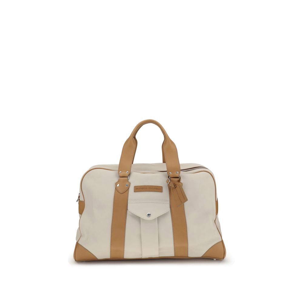 Street Bag in Grained Calfskin and Cowhide