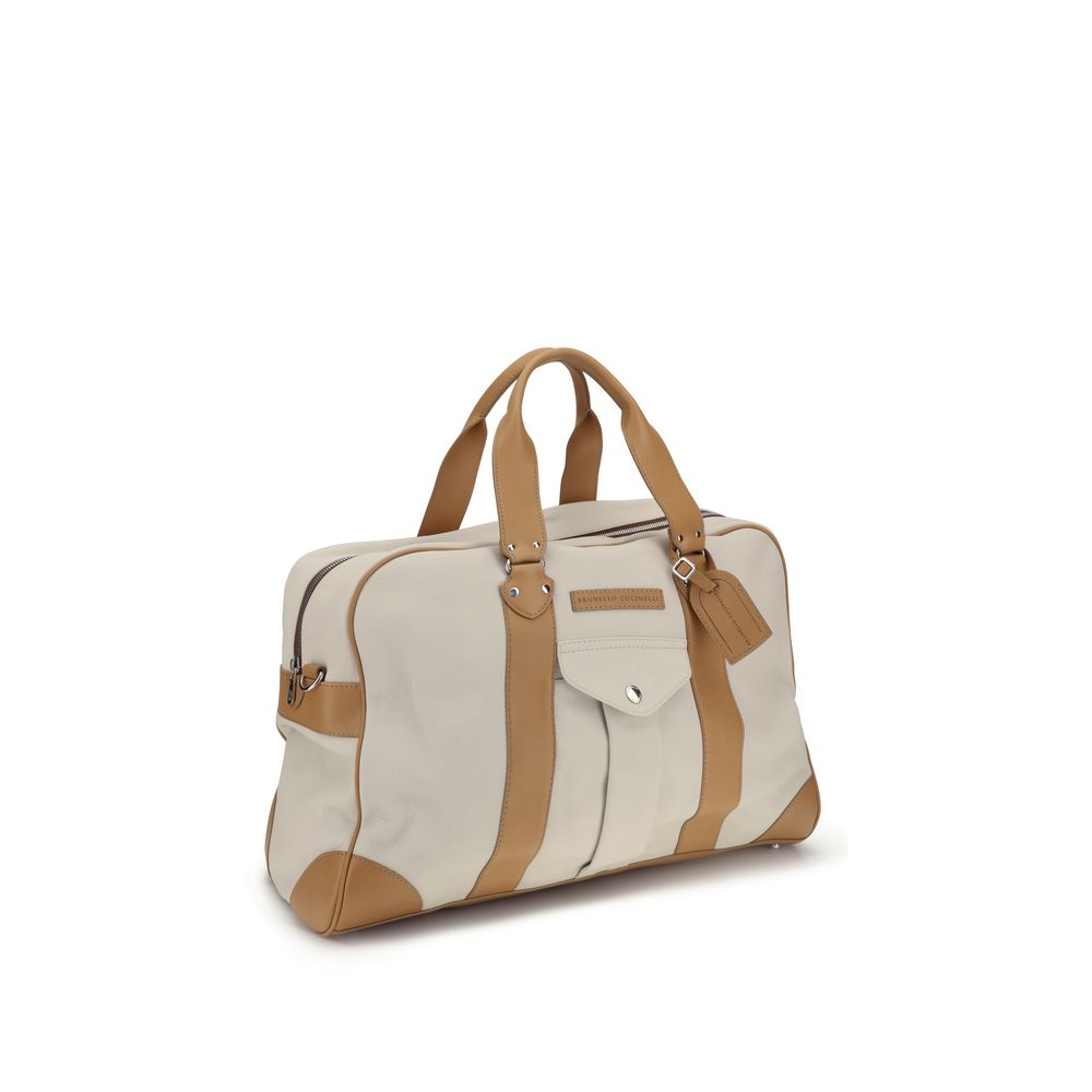 Street Bag in Grained Calfskin and Cowhide