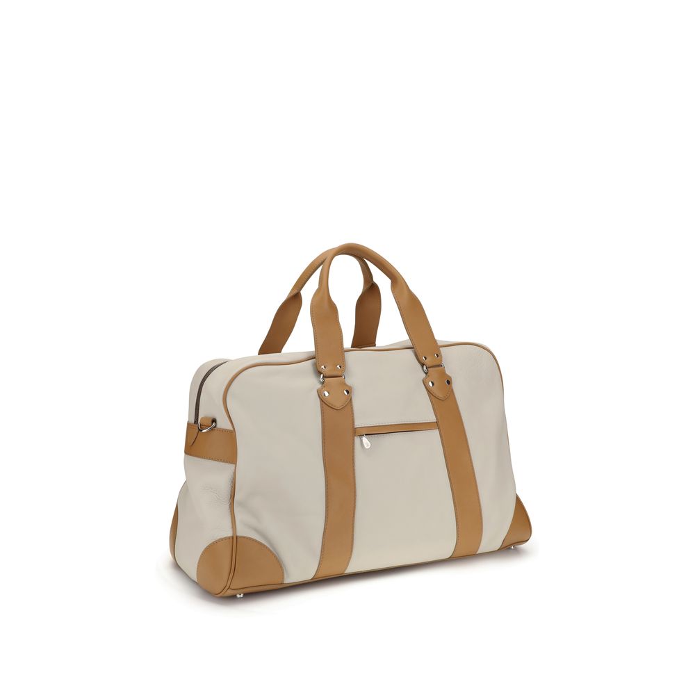 Street Bag in Grained Calfskin and Cowhide